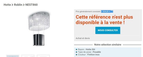 Hotte automatique pour îlot - automatique,